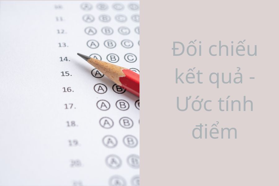 Đối chiếu kết quả, ước tính điểm