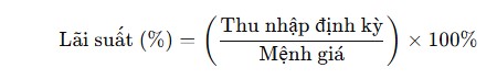 Công thức tính lãi suất